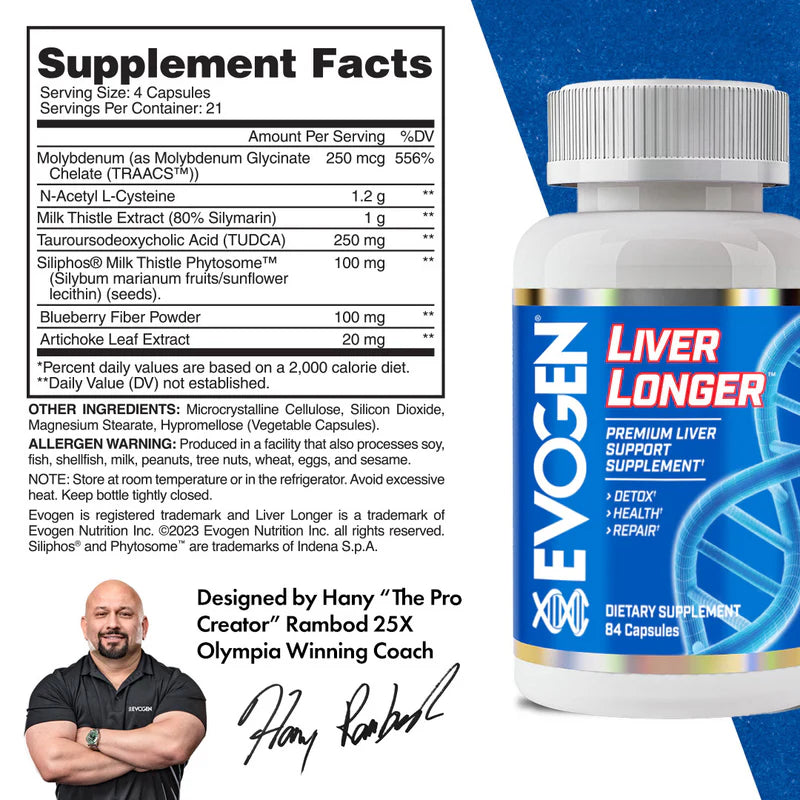 Evogen Liver Longer 84 Kapslar
