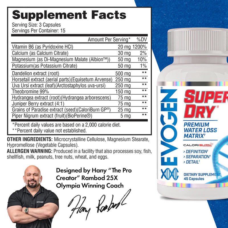 Evogen Super Dry 45 kapslar