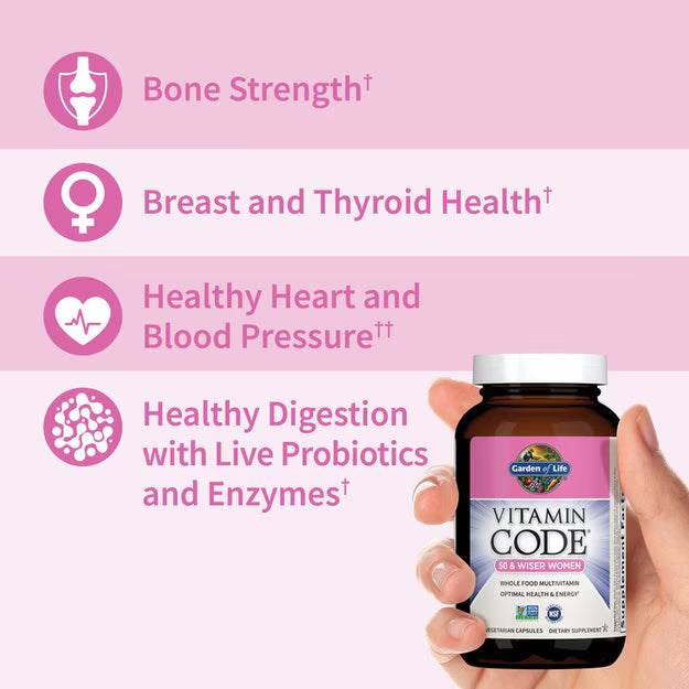 Garden of Life Vitamin Code 50 & Wiser Women