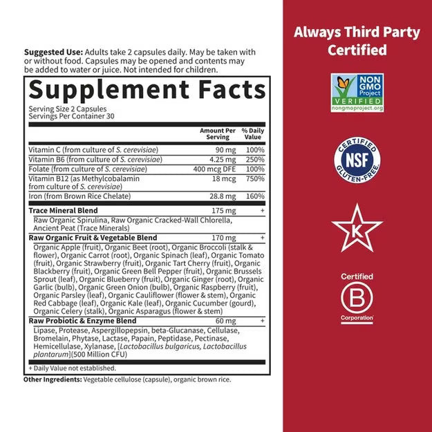 Garden of Life Vitamin Code Healthy Blood