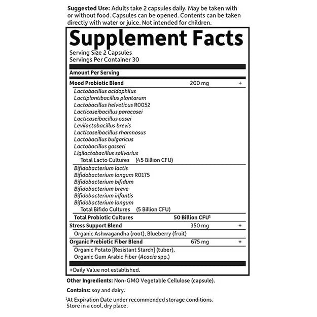 Garden of Life Dr. Formulated Probiotics Mood+ 60 Kapslar