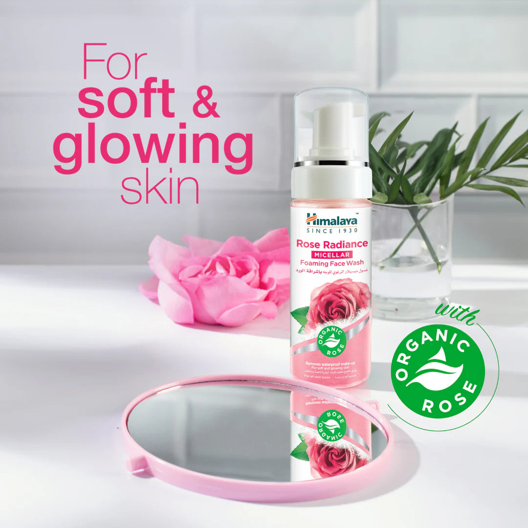 Himalaya Rose Radiance Micellar Foaming Face Wash