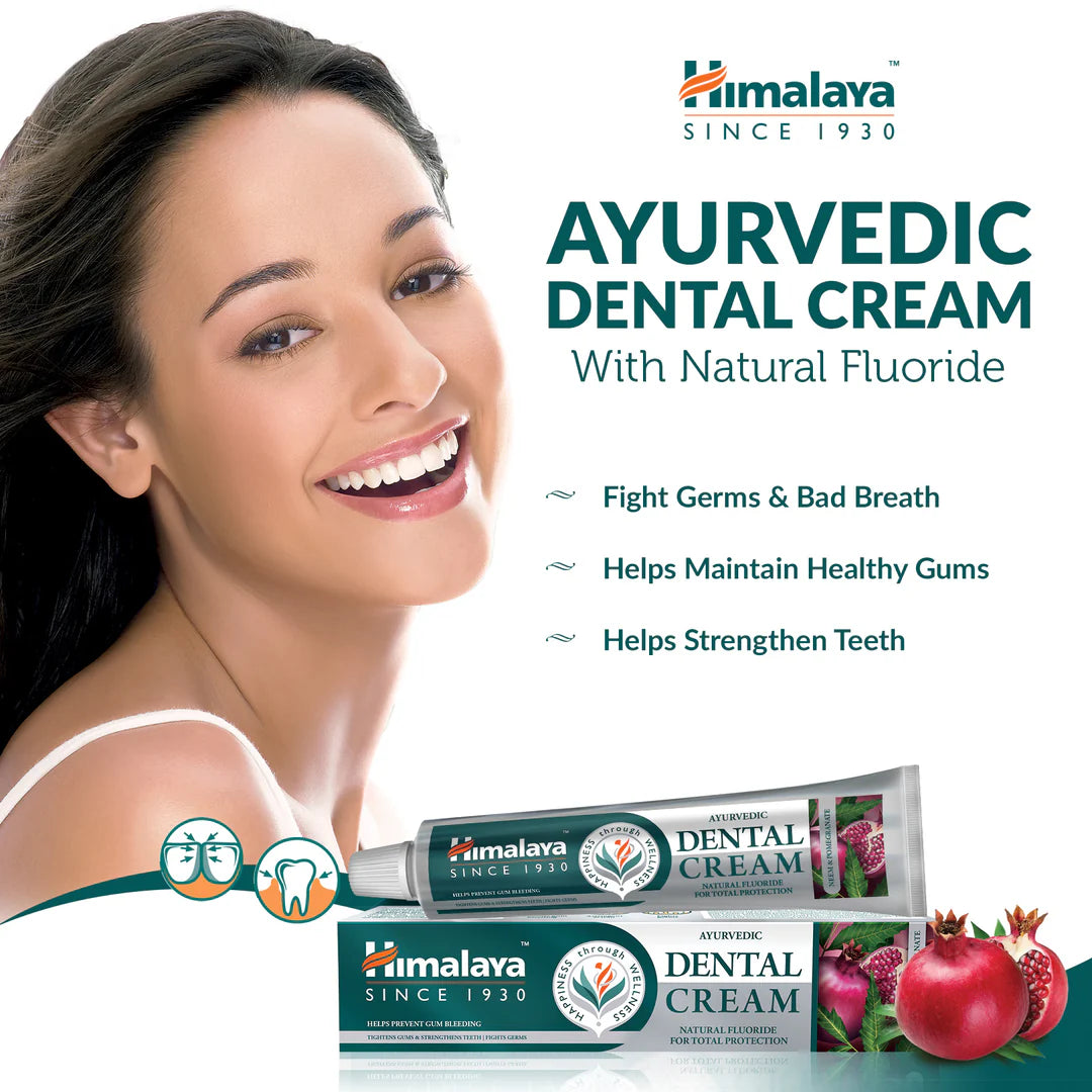 Himalaya Ayurvedic Dental Cream with Natural Fluoride