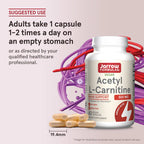 Jarrow Formulas Acetyl L-Carnitine 500 mg 120 kapslar