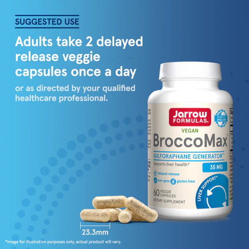 Jarrow Formulas BroccoMax 60 kapslar