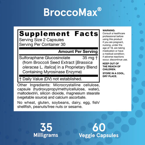 Jarrow Formulas BroccoMax 60 kapslar