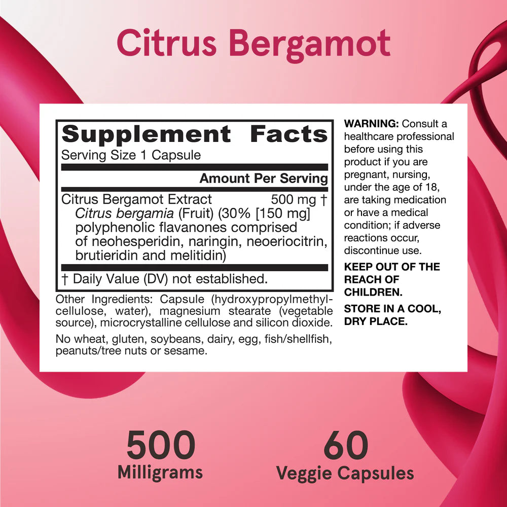 Jarrow Formulas Citrus Bergamot 60 kapslar