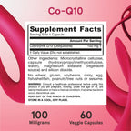 Jarrow Formulas Co-Q10 100 mg 60 kapslar