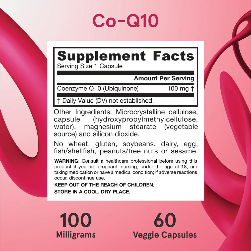 Jarrow Formulas Co-Q10 200 mg 60 kapslar