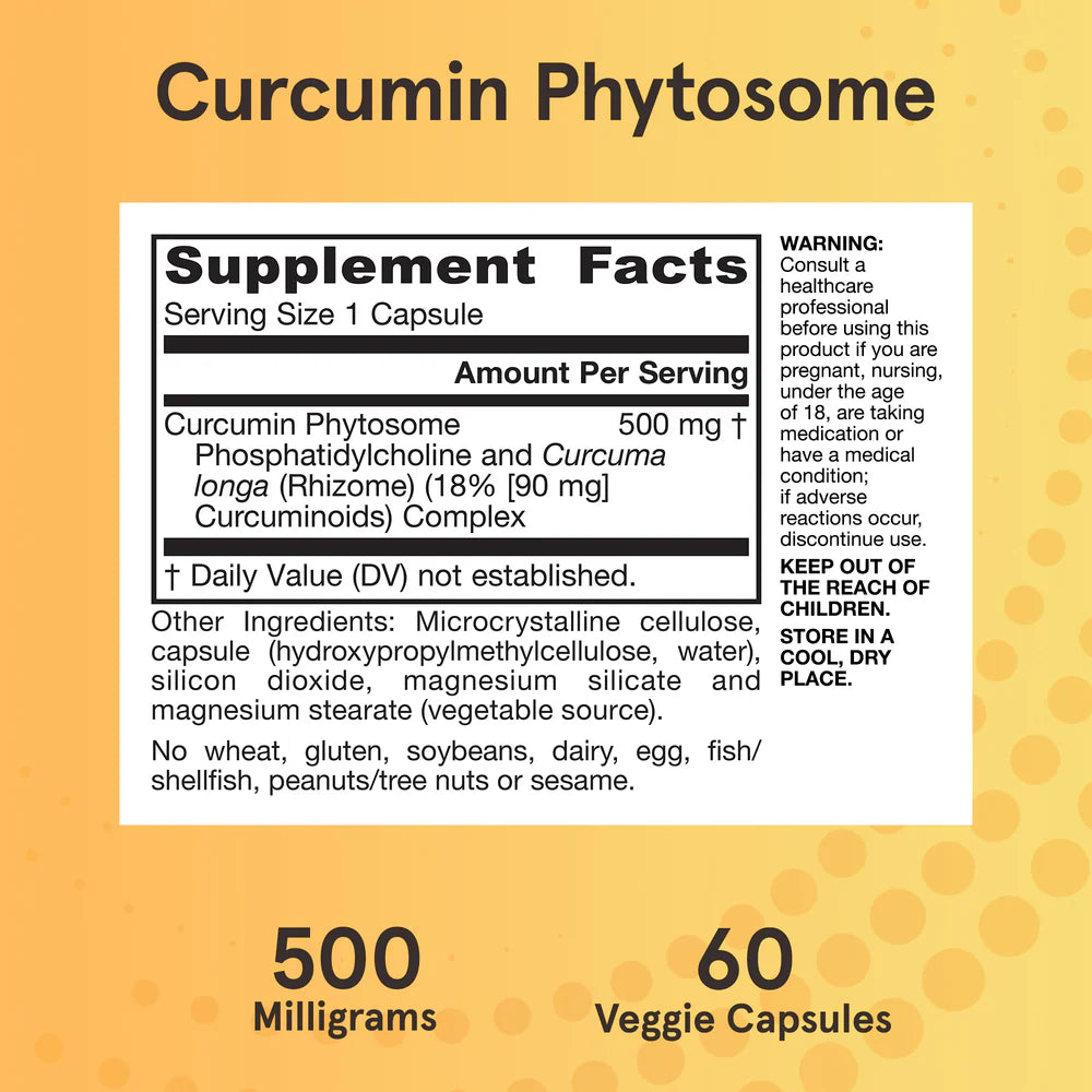 Jarrow Formulas Curcumin Phytosome (Meriva) 500 mg 120 kapslar