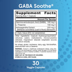 Jarrow Formulas GABA Soothe 30 kapslar