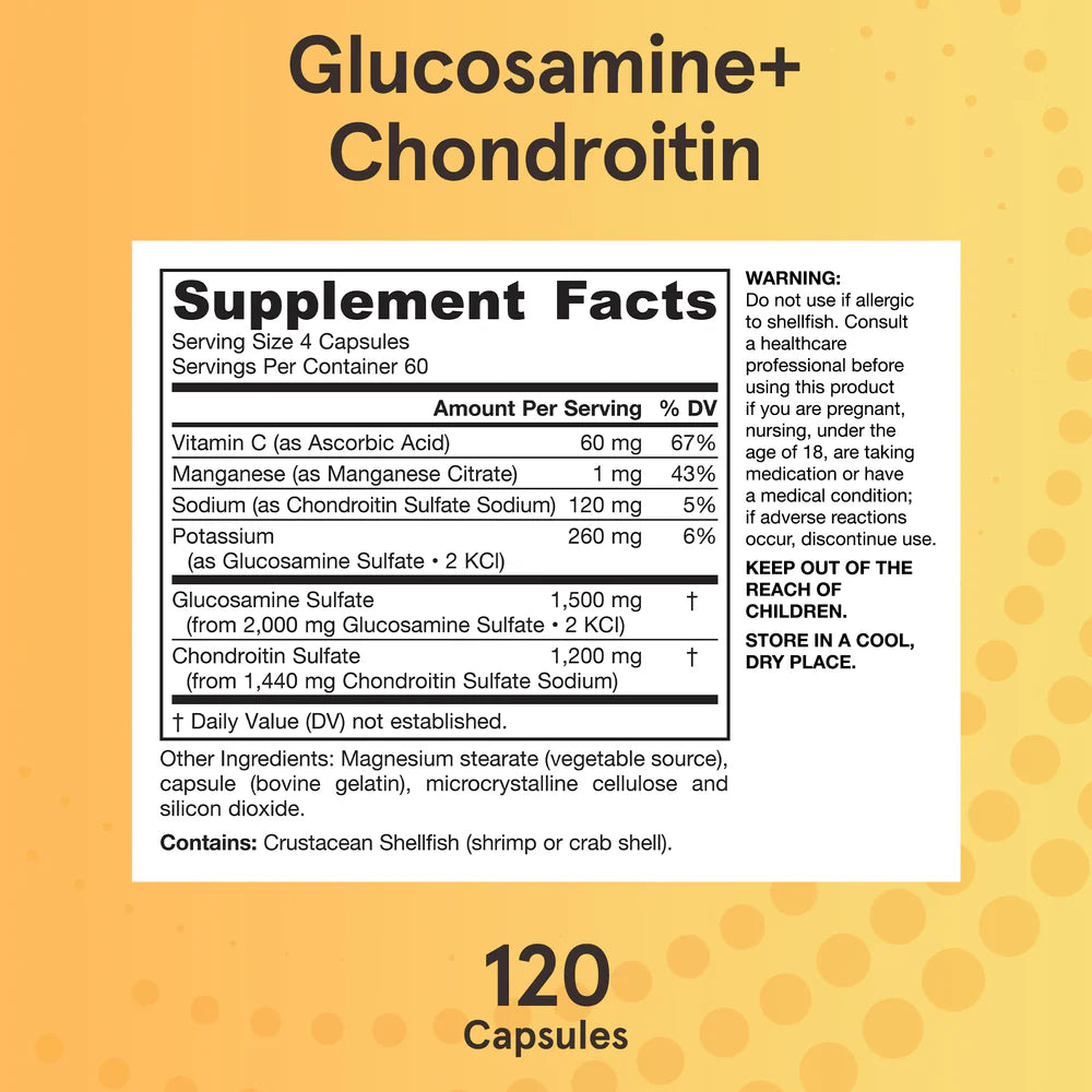 Jarrow Formulas Glucosamine + Chondroitin 240 kapslar