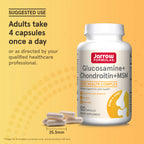 Jarrow Formulas Glucosamine + Chondroitin + MSM 120 kapslar