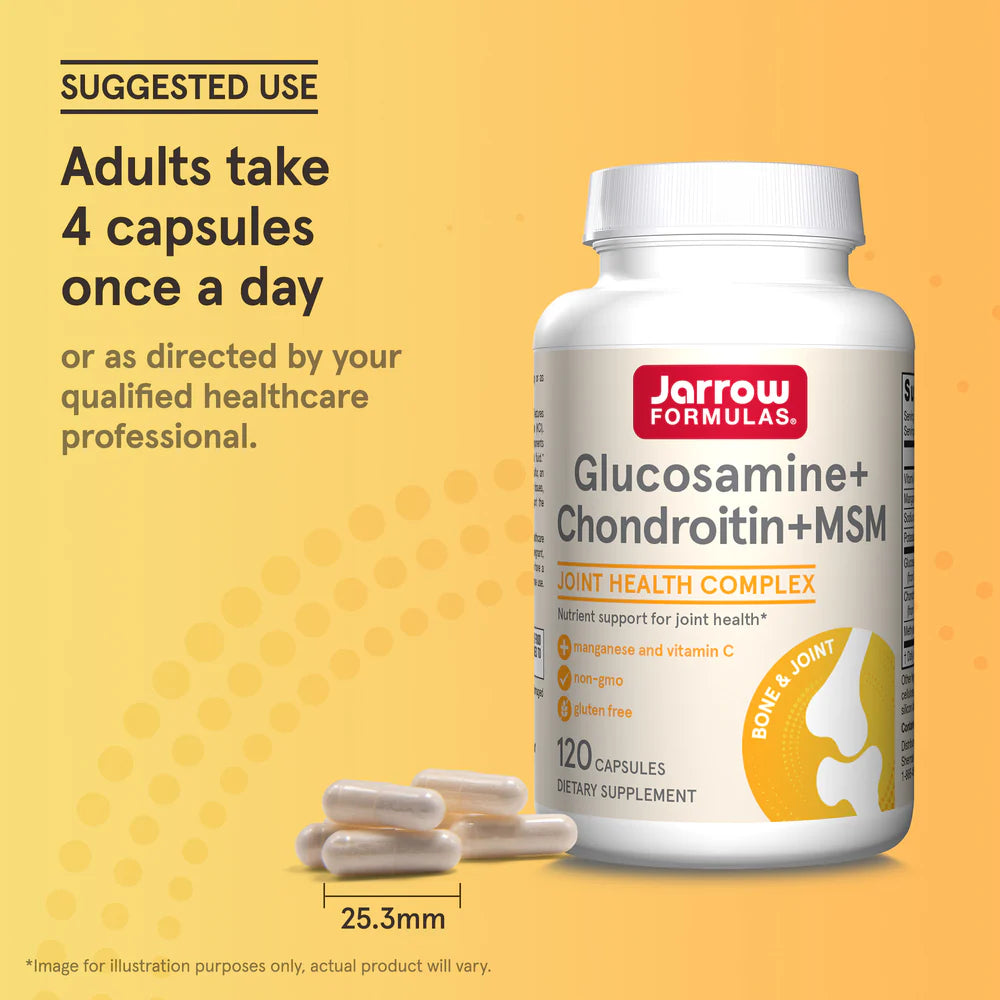 Jarrow Formulas Glucosamine + Chondroitin + MSM 240 kapslar