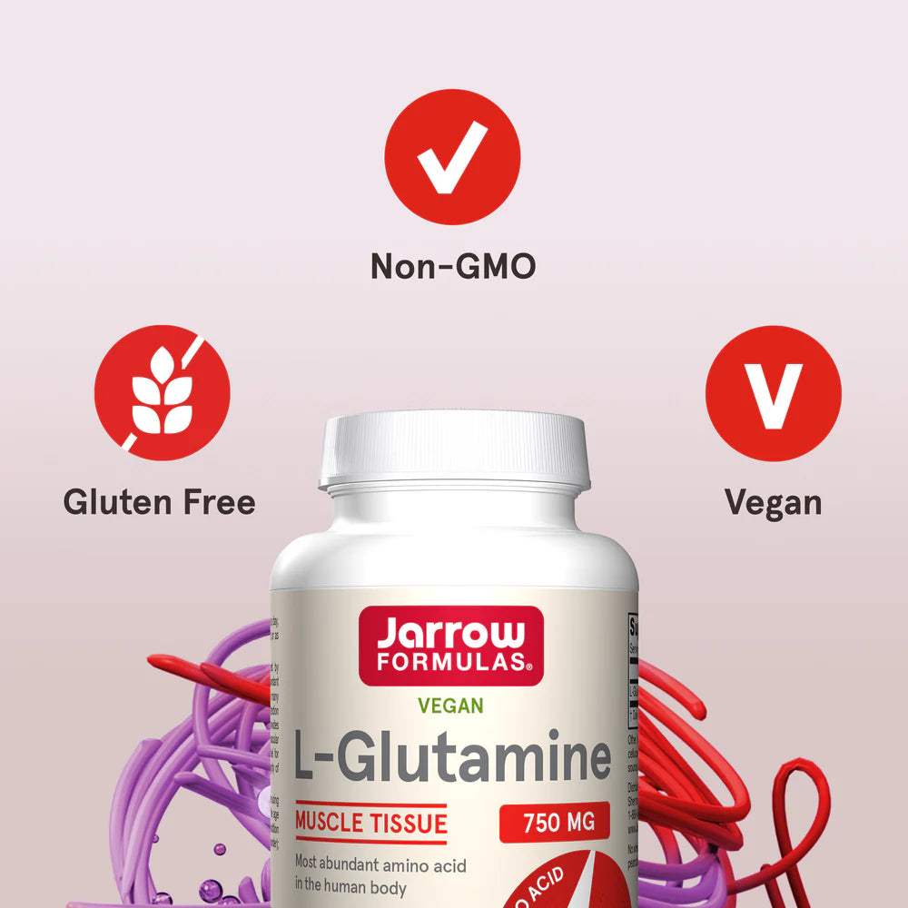 Jarrow Formulas L-Glutamine 750 mg 120 kapslar