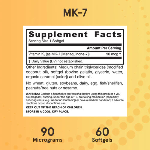 Jarrow Formulas MK-7 90 mcg 60 kapslar