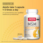 Jarrow Formulas MSM (Methyl-Sulfonyl-Methane) 1000 mg 100 kapslar