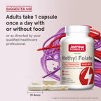 Jarrow Formulas Methyl Folate 1000 mcg 100 kapslar