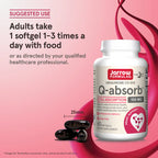 Jarrow Formulas Q-absorb 100 mg 120 kapslar
