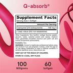 Jarrow Formulas Q-absorb 100 mg 120 kapslar
