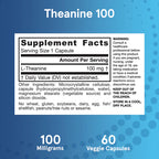 Jarrow Formulas Theanine 100 mg 60 kapslar