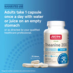 Jarrow Formulas Theanine 200 mg 60 kapslar