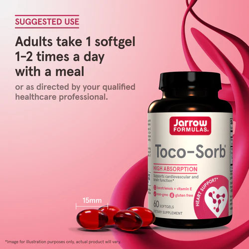 Jarrow Formulas Toco-Sorb 60 kapslar