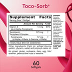 Jarrow Formulas Toco-Sorb 60 kapslar