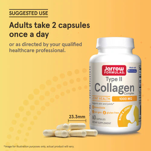 Jarrow Formulas Type II Collagen Complex 1000 mg 60 kapslar