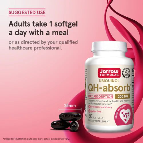 Jarrow Formulas Ubiquinol QH-absorb 200 mg 90 kapslar