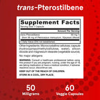 Jarrow Formulas trans-Pterostilbene 50 mg 60 kapslar