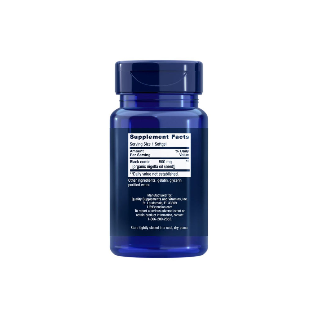 Life Extension Black Cumin Seed Oil 60 Kapslar