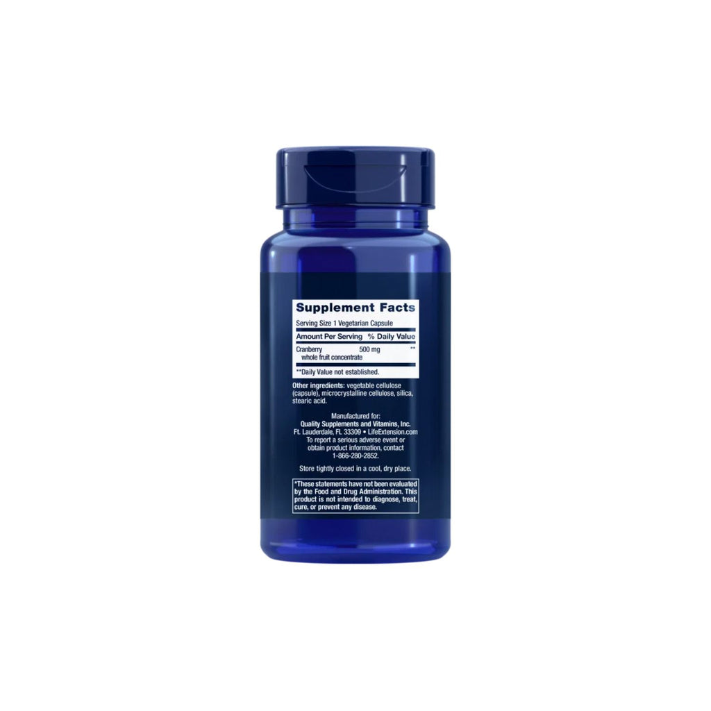 Life Extension Cran-Max Cranberry Whole Fruit Concentrate 500mg 60 Kapslar