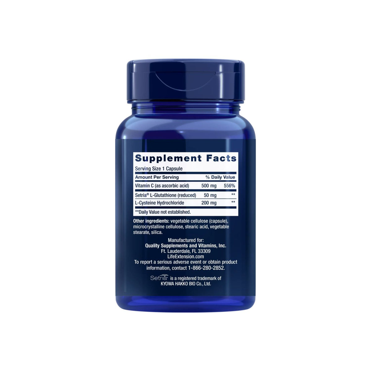 Life Extension Glutathione Cysteine & C 100 Kapslar