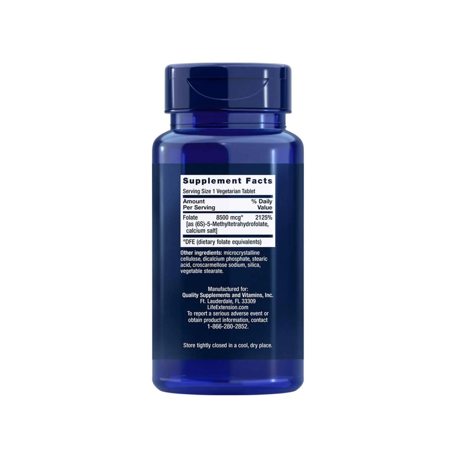 Life Extension High Potency Optimized Folate 30 Tabletter