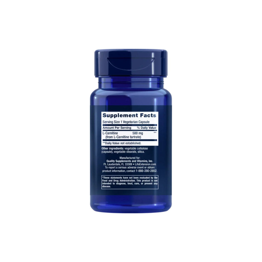 Life Extension L-Carnitine 500mg 30 Kapslar
