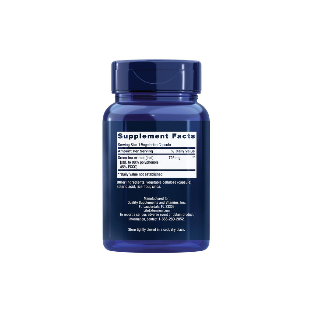 Life Extension Lightly Caffeinated Mega Green Tea Extract 100 Kapslar