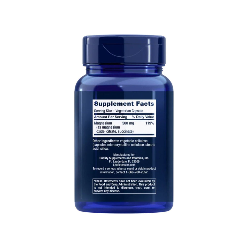 Life Extension Magnesium Caps 500 mg 100 Kapslar