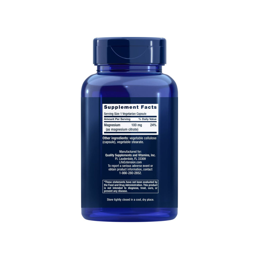 Life Extension Magnesium (Citrate) 100mg 100 Kapslar