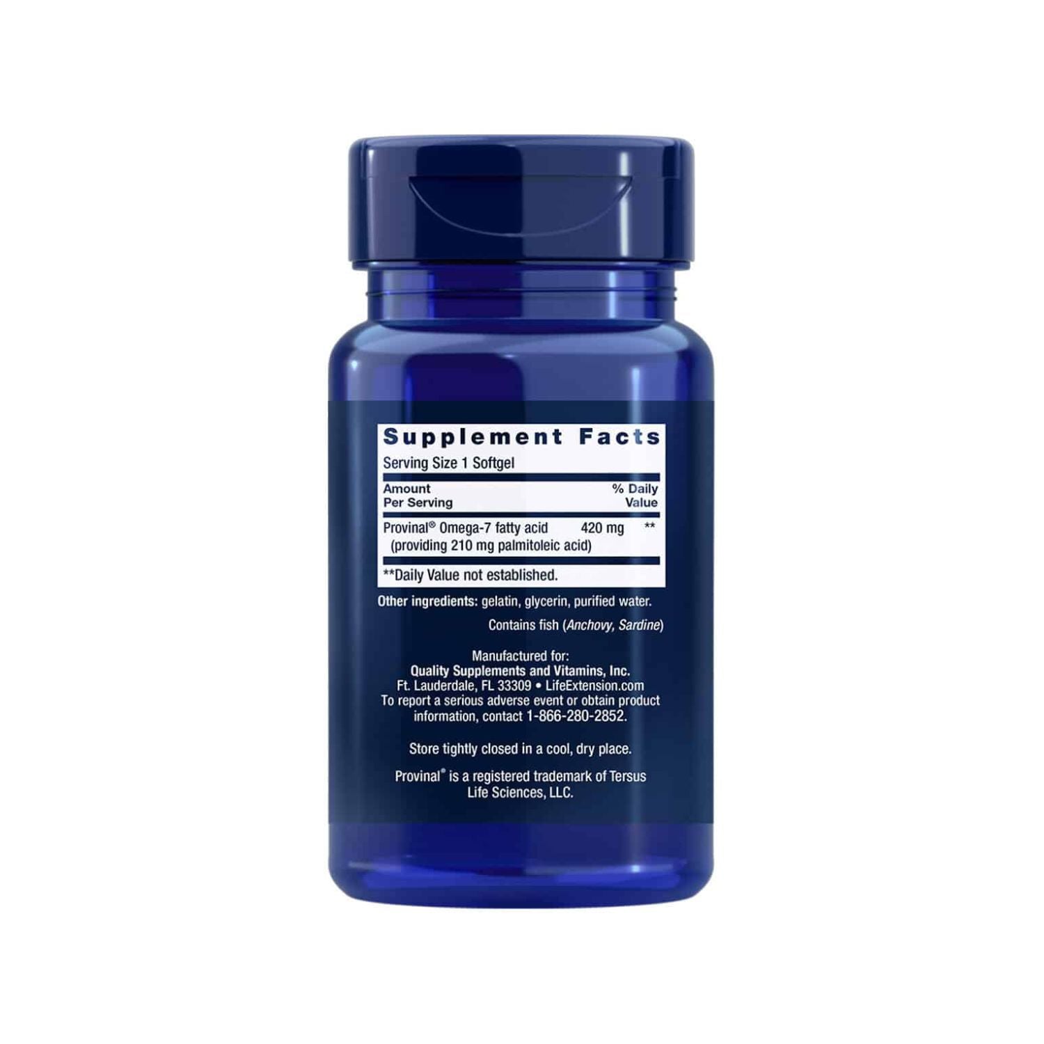Life Extension Provinal Purified Omega-7 30 kapslar