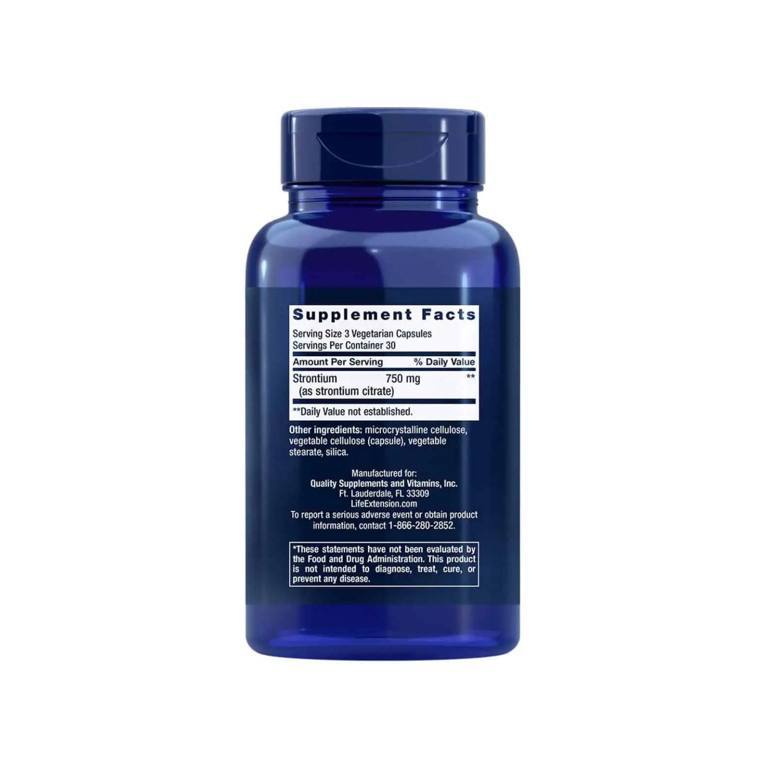 Life Extension Strontium Caps 90 Kapslar