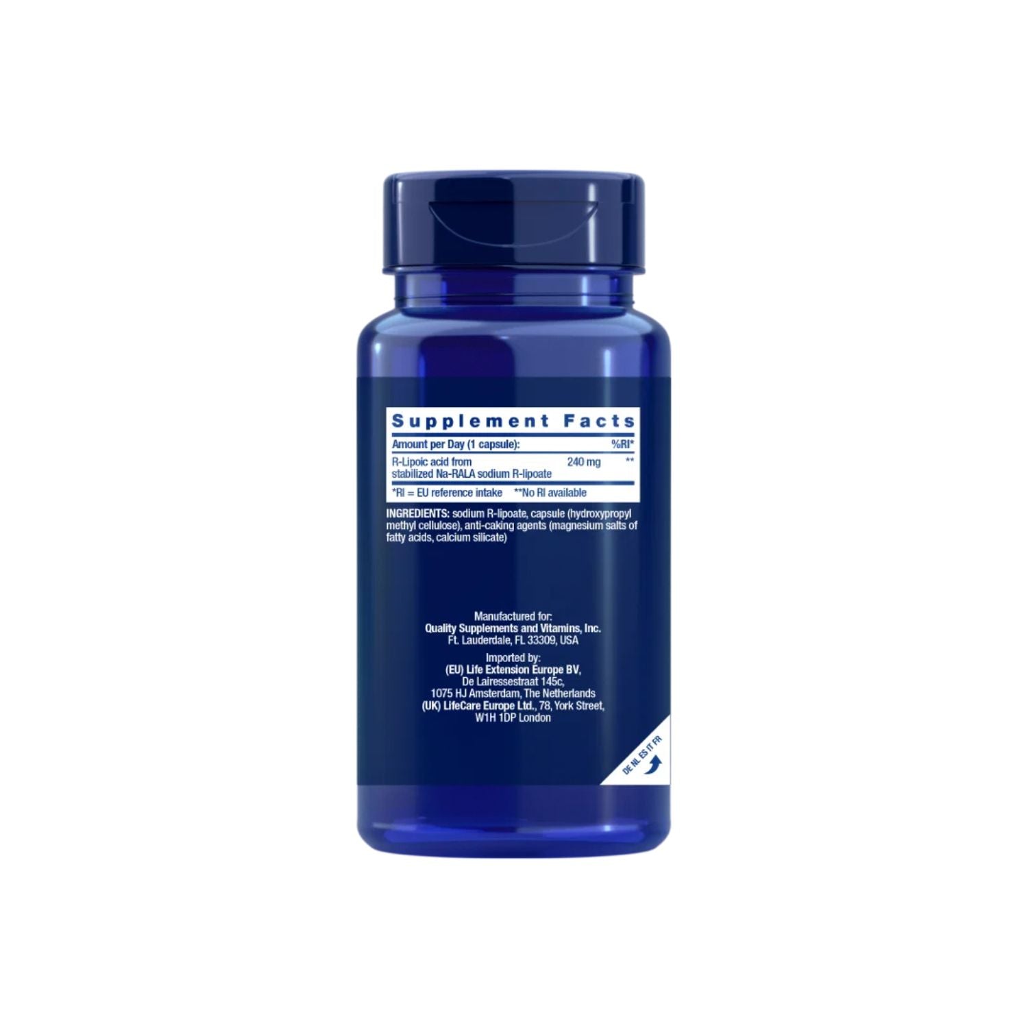 Life Extension Super R-Lipoic Acid 60 kapslar