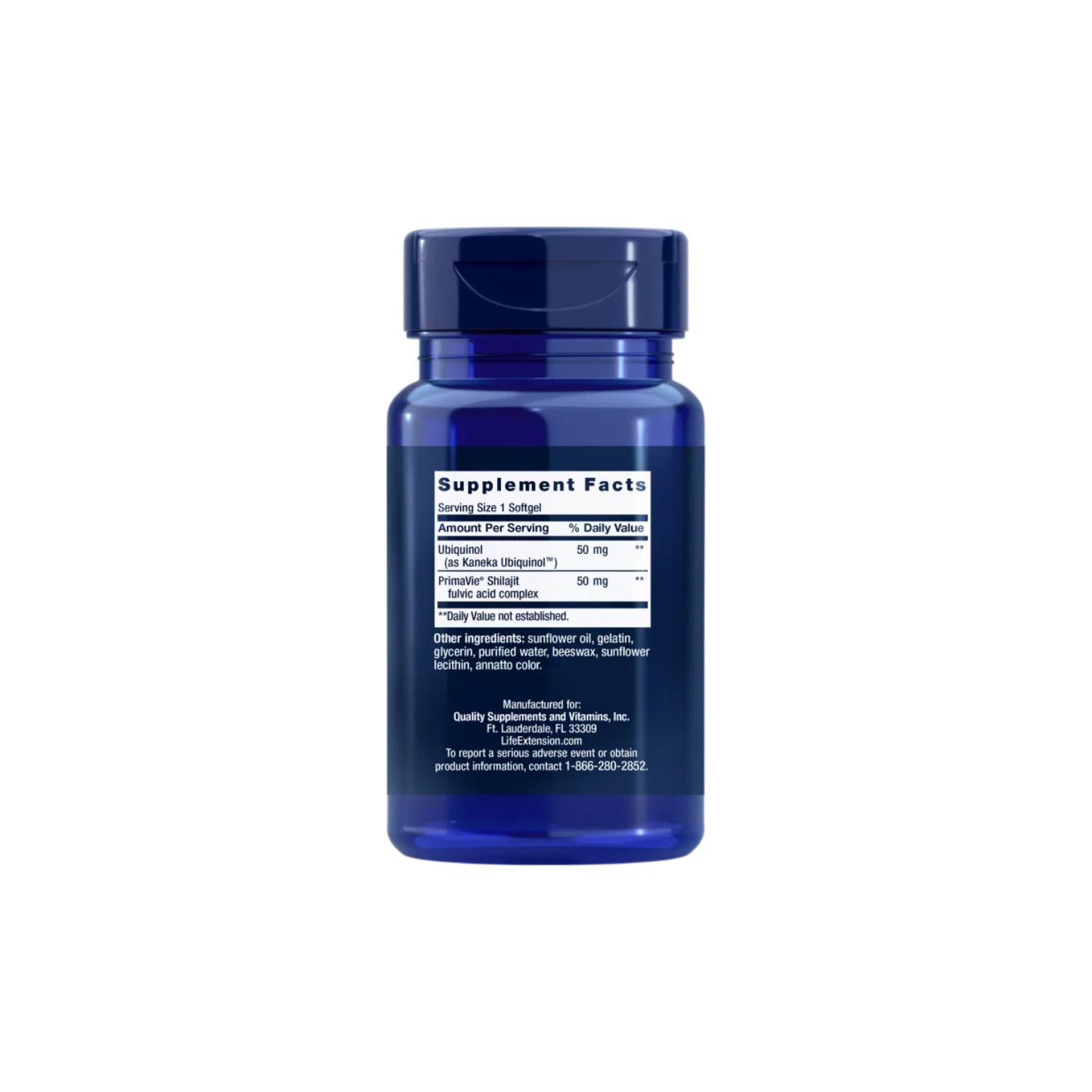 Life Extension Super Ubiquinol CoQ10 50 mg with Enhanced Mitochondrial Support 30 kapslar