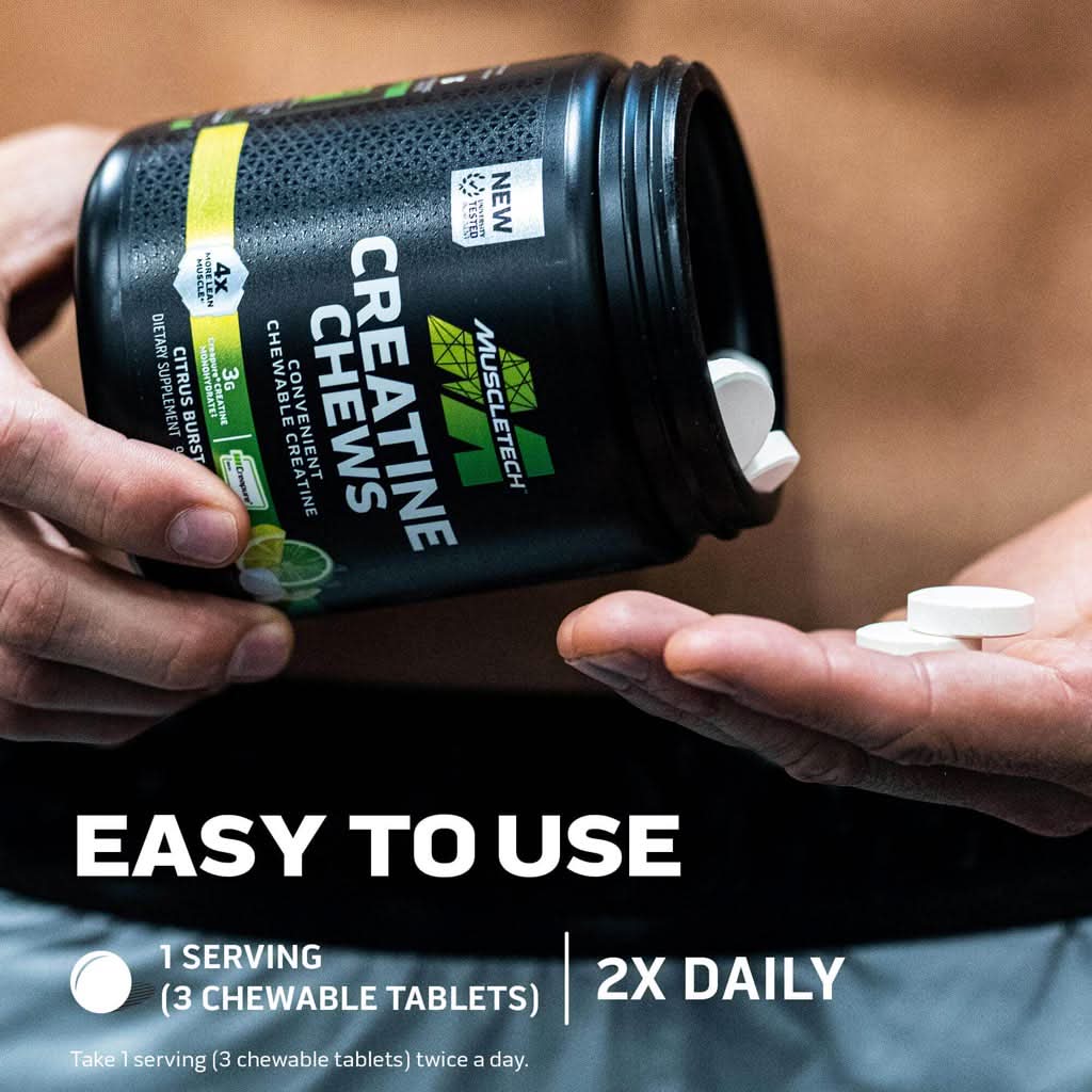 MuscleTech Creatine Chews 90 tuggtabletter