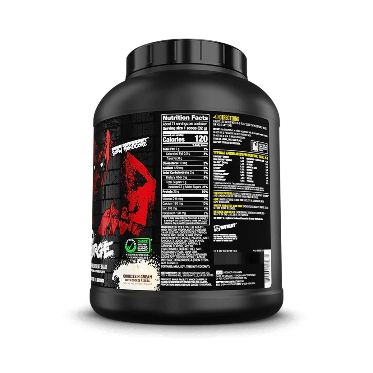 Mutant Hardcore Iso 2270 g