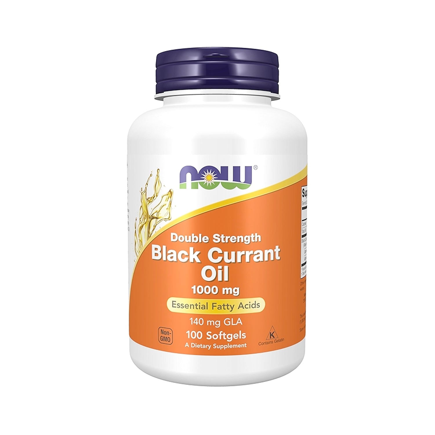 NOW Foods Black Currant Oil 1000 mg 100 kapslar