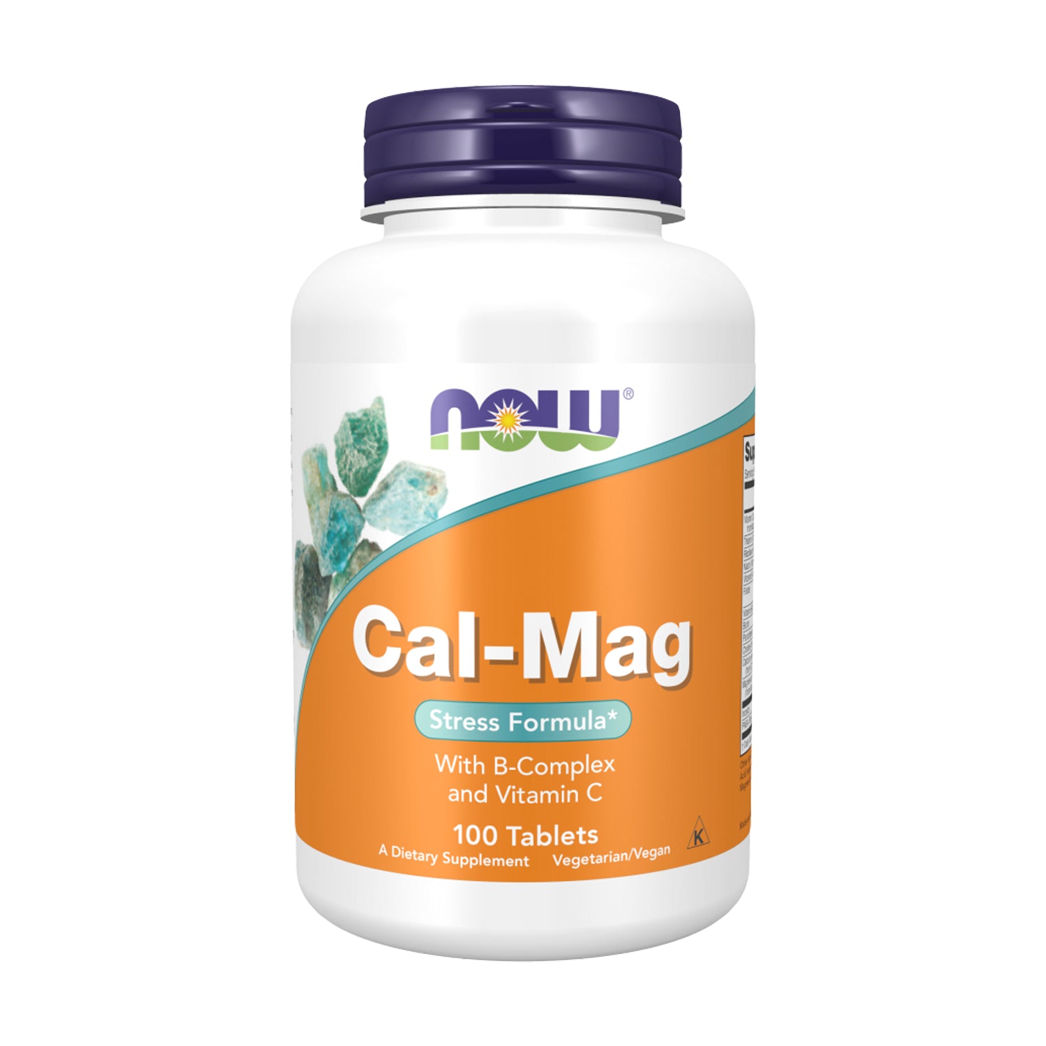 NOW Foods Cal-Mag with B-Complex and Vitamin C 100 Tabletter