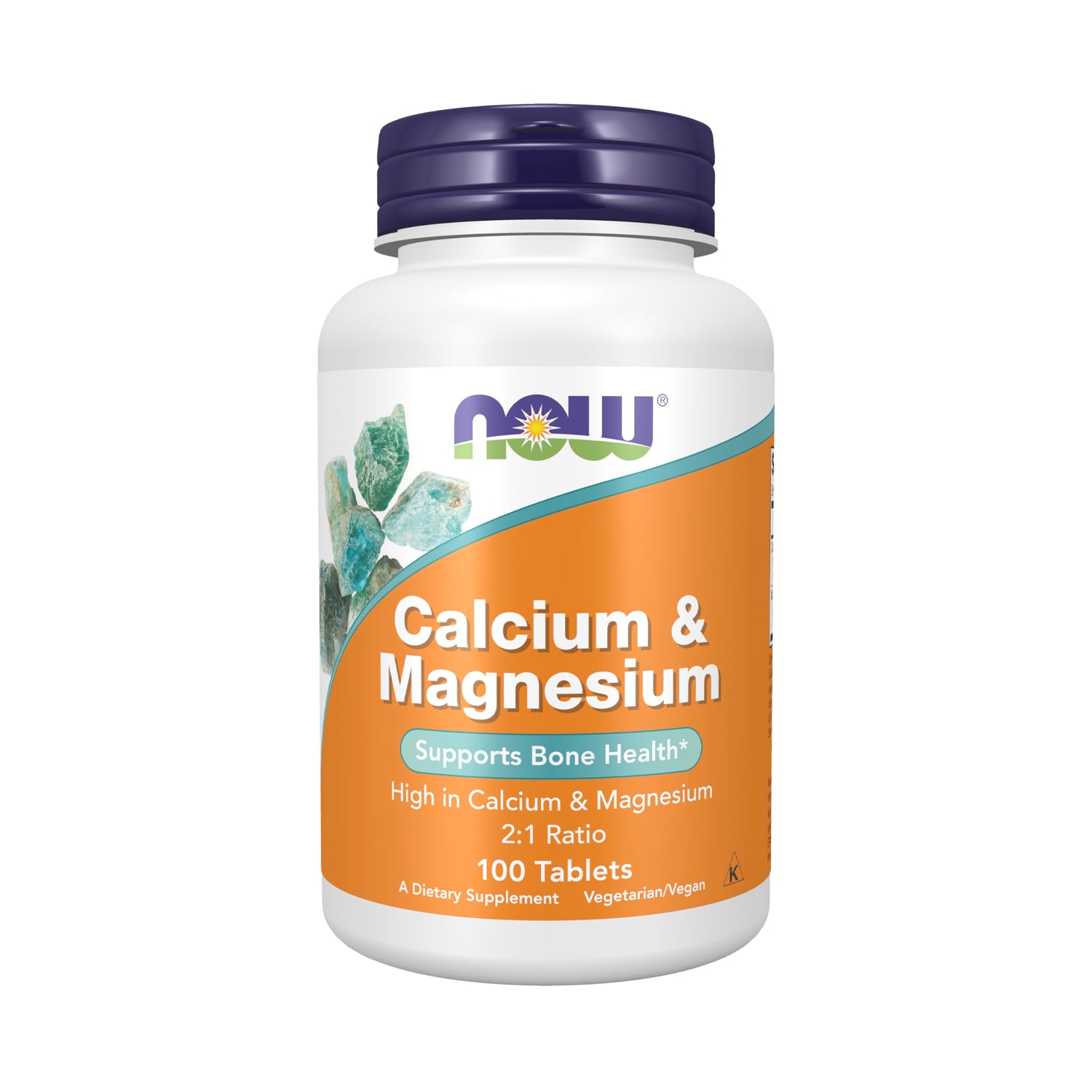 NOW Foods Calcium & Magnesium 100 Tabletter