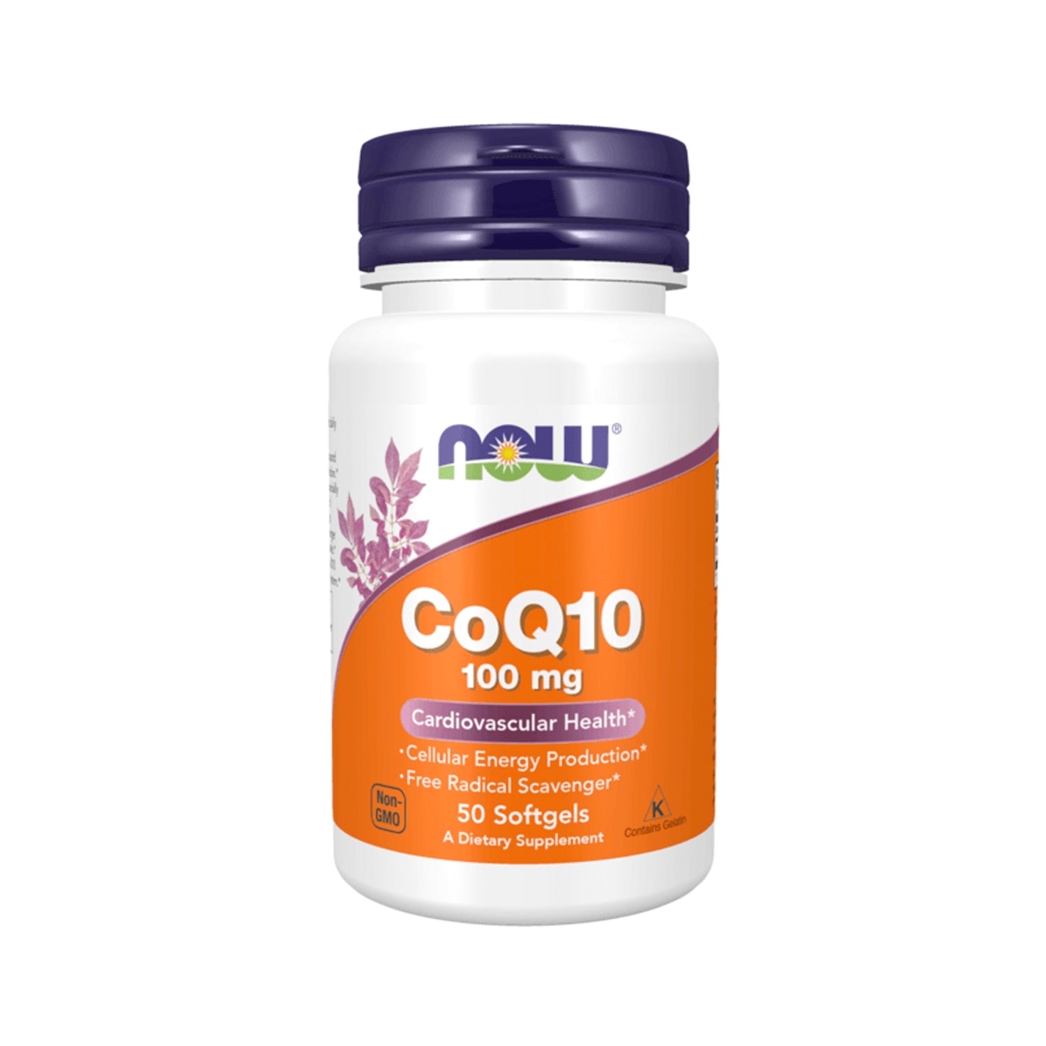 NOW CoQ10 100 mg kosttillskott i burk
