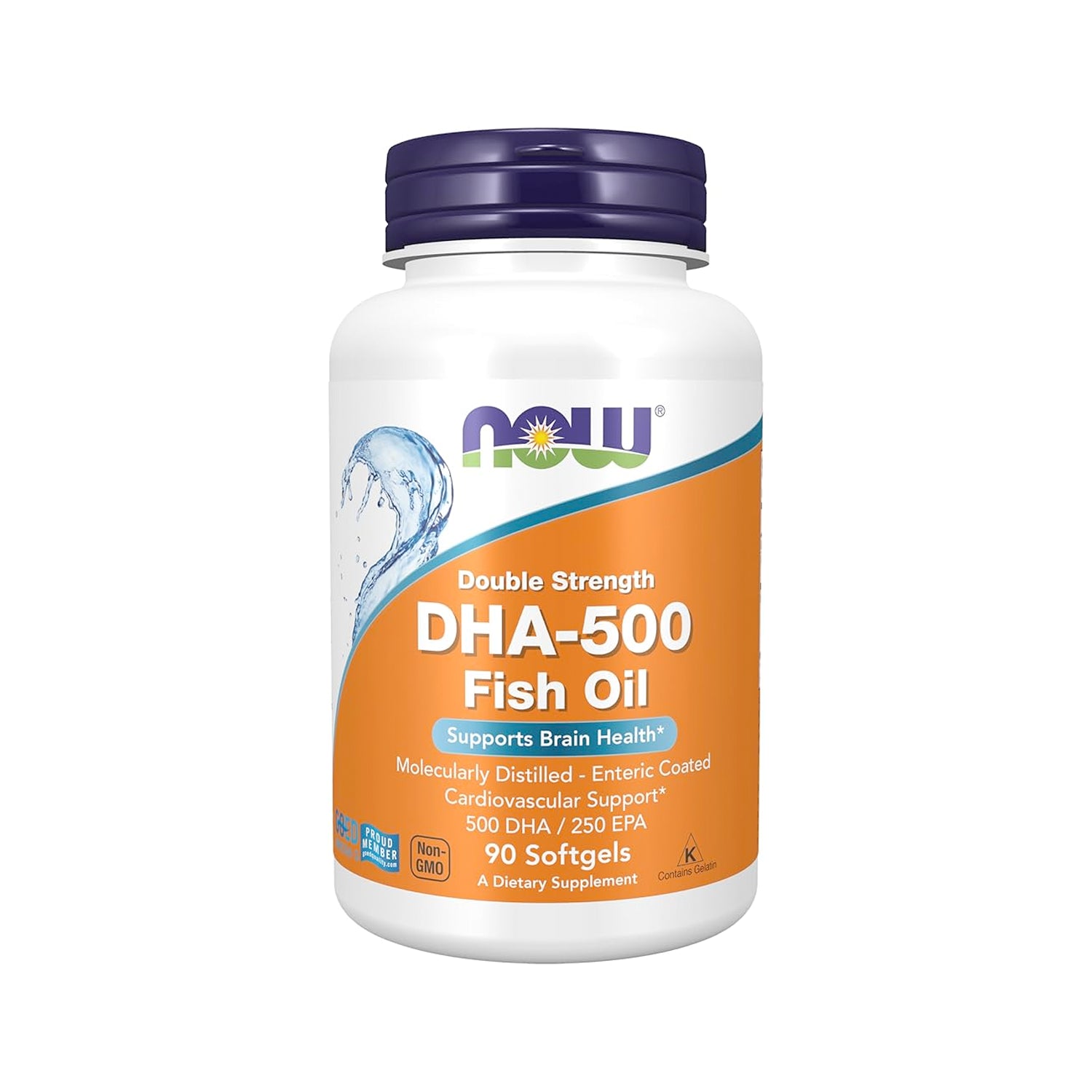 NOW Foods DHA-500 500 DHA / 250 EPA 90 Kapslar